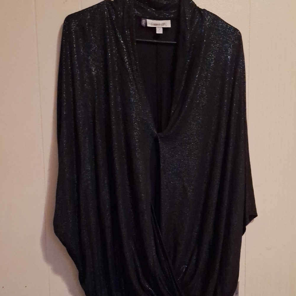 Jennifer Lopez Sparkling Black Top Estas Nueva